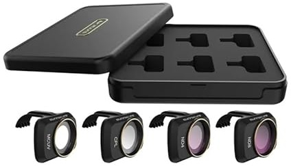 ZHANGAIQINYG Zubehör for Mavic Mini 2 Kameraobjektivfilter MCUV ND4 ND8 ND16 ND32 CPL ND/PL-Filter(4pcs Mix Filter)