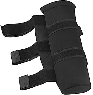 1 x Schwarze Rollstange Feuerlöscher Halterung für Jeep Wrangler Auto LKW 4x4 UTV MINGLI Fahrzeuglöscher Gurt Halterung