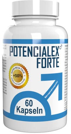 Potencialex Forte - 60 cápsulas de Zinc sin sabor