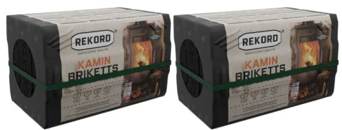 Braunkohlebrikett - Braunkohle Briketts Kohle Rekord 2X 10kg