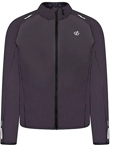 Dare2b Men's Resphere Jacket Giacca da Ciclismo, Grigio Ebano, XL Uomo