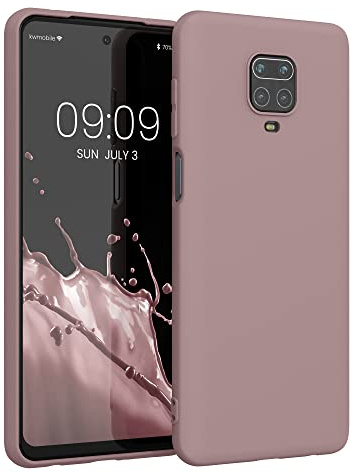 kwmobile Case Compatible with Xiaomi Redmi Note 9S / 9 Pro / 9 Pro Max Case - Soft Slim Protective TPU Silicone Cover - Nude Lilac