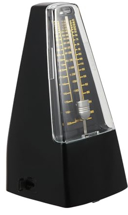 SAFIGLE Mechanisches Metronom Aus Gummi Und Eisen Für Klavier Gitarre Violine Trommel Und Zither Tragbar Und Benutzerfreundlich