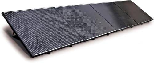 Avidsen Soria Kit Solaire Plug & Play 400 W, Pose Sol ou Murale | 4 panneaux monocristallins 100 W, 400 W au total, onduleur, Avidsen Home, supports sol 30° et mur 60°