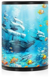 Ship Under Sea Auto Zigarette Aschenbecher Geruchsdicht Tragbarer Aschenbecher Autozubehör Frauen Aschenbecher Groß Reise Aschenbecher