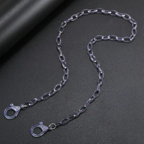 FUPOHUA Schmuckband Bonbonfarben Sonnenbrillen Seil Halsschmuck Brillenkette Halskette Acryl Halsseil Brillenband