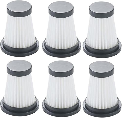YUETTYY 2/4/6 PACK Replacement Parts HEPA Filters for Genius Invictus One 1.0 X7 Handheld Vacuum Cleaner Accessories,Washable & Reusable Filter Part (6 Pack)