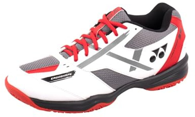 YONEX Power Cushion 39 Badminton Shoes Mens Trainers White/Red 8 UK