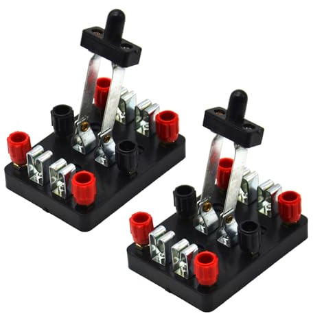 Double Poles Throw Knives Switches Throw Educational Knives Electrical Experiment Switch