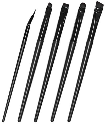 Pinceau Eyeliner À 5 Lames, Eye-Liner Fin, Outils De Maquillage Professionnels, Kit De Maquillage De Beauté.