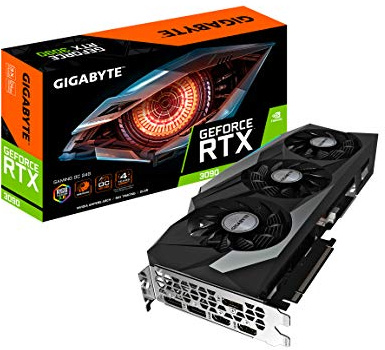 Gigabyte GeForce RTX 3090 GAMING OC 24G Scheda Grafica, 3x Ventole WINDFORCE, 24GB 384-Bit GDDR6X, GV-N3090GAMING OC-24GD Scheda Video