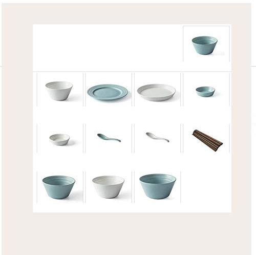 Glass Dinner Salad Bowls Serving Bowl Coloured Bowls Soup Plate Dinner Plates Healthy for Kids,A