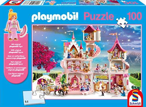Schmidt Playmobil Princess Castle 100pc inc. Figure