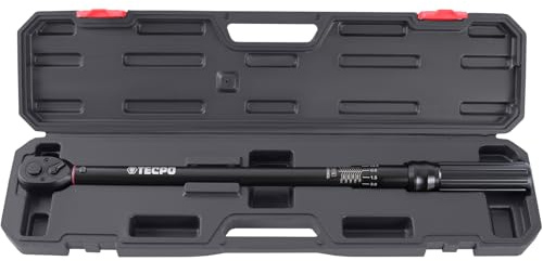TECPO Drehmomentschlüssel 1/2 Zoll 60-330 Nm Drehmoment Schlüssel 1/2 Werkzeug