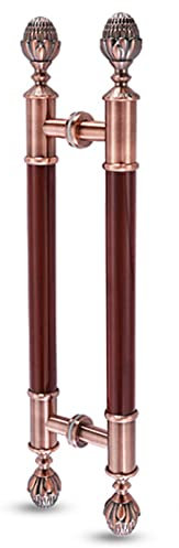 HMTE Großer rustikaler Push-Pull-Türgriff, Scheunentürgriffe aus Edelstahl im europäischen Stil für Glastüren/Holztüren, doppelseitig montiert (Size : 60cm(23.6in)) (60cm(23.6in))
