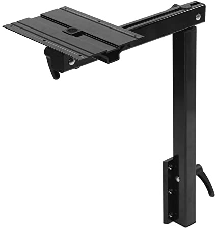 KIMISS Adjustable Table Leg for RV, 360° Rotation, Heavy Duty Aluminum Alloy, Black, Round, 6-Piece Set, Suitable for Tables, Laptops, RV, Motorhome, Vehicle, Yacht