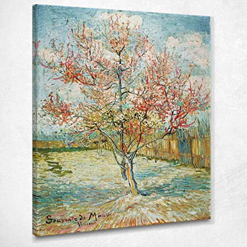 Peschi Rosa (Souvenir De Mauve) Van Gogh Vincent Kunstdruck auf Leinwand, 125 x 100 cm