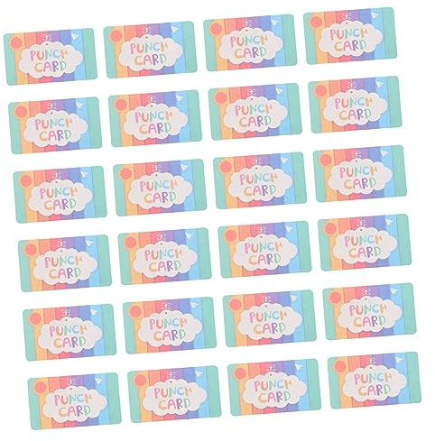 Ciieeo 50stücke Belohnungskarten Für Junge Mädchen Motivationskarten Mit Punch-design Für Klassenzimmer Und Verhaltensmanagement Kreative Incentives Für Mädchen Und Jungen