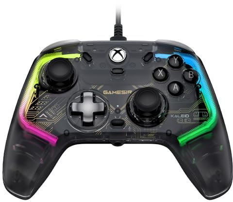 GameSir Kaleid Wired Controller for Xbox Series X|S, Xbox One,Windows 10/11 & Steam, Plug and Play Gaming Gamepad, Transparent Video Game Controller with Hall Effect Joysticks/Hall Trigger