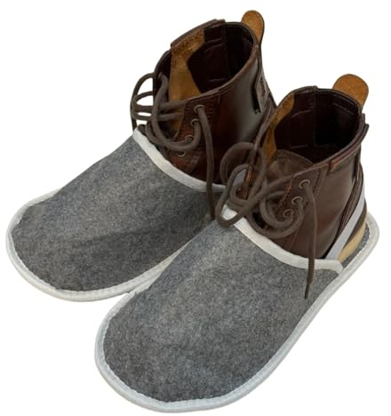 ZBTYFGV Pantoufles de musée en feutre avec bande élastique - Couvre-chaussures pour protéger le sol de la saleté et des rayures - Pantoufles artisanales en feutre