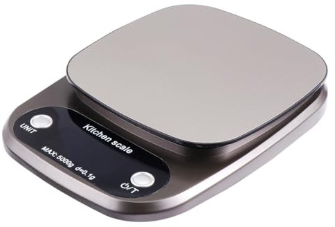 PAMINGONO 1 Pc Báscula De Cocina Balanza De Cocina Balanzas Electronicas Básculas Eléctricas De Escala Electrónica a Escala as De Gramo as Electronicas Grey