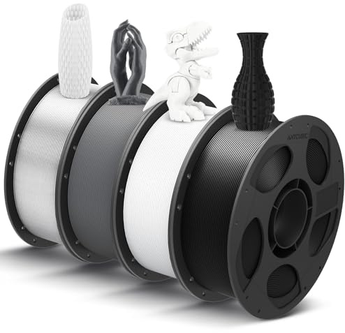 ANYCUBIC PLA Filament 1.75mm, Einfach zu drucken, Haltbarer, 4KG Set