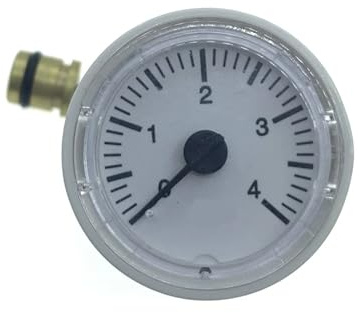 QCKRTAU Manometro for Caldaia a Gas, Parte Quadrata, Compatibile con Ferroli, (39820080 39818210 39848670)