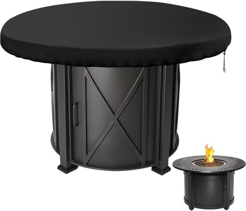 Feuerplatte Abdeckung, 80cm Wasserdicht 420D Oxford Grillplatte Schutzhülle | Wasserdicht Anti-UV Schutzhülle für Plancha, Wasserbeständigkeit Abdeckung Grillabdeckung Rund für Feuerplatten Platte Hülle