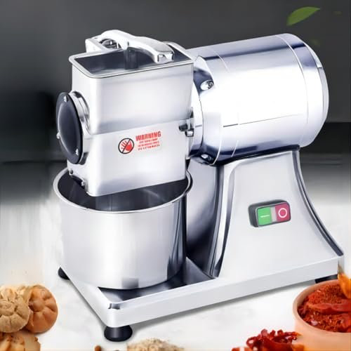 Grattugia per formaggio in acciaio inox,grattugia per formaggio rotante elettrica commerciale da 550W,grattugia per formaggio,burro, pane,crusca,grattugia per formaggio con contenitore