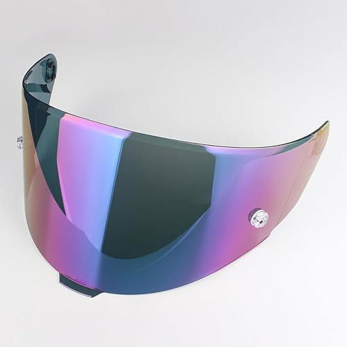 Yofab Motorcycle Helmet Visor Replacement for kytTT Course, Full Face Helmet Shield, Anti‑Scratch & Windproof Motorcycle Helmet Lens for Cycling or Touring,H Ordinary Multicolored