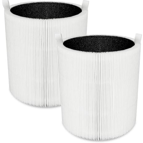 Genuine HEPASilent Replacement Filter for Blue Pure 511 Air Purifier – Removes 99.97 Percent of Pollen, Dust, Pet Dander, Mould, Bacteria and Viruses Activated Carbon Reduces VOCs (2)