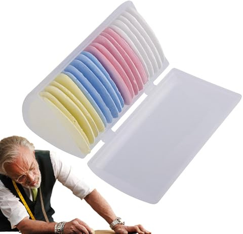 Genérico Tiza para tela de costura,Tiza para sastres,Herramienta de marcado borrable de tela en forma de triángulo - Suministros de acolchado para sastres, diseñadores y modistas profesionales