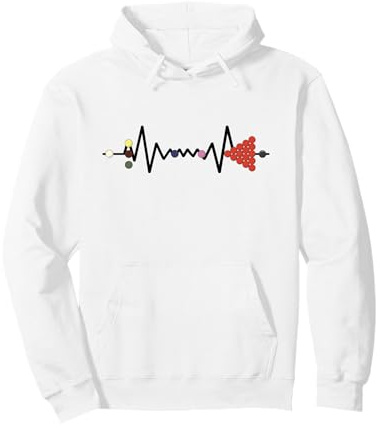 Snooker Spiel Gamer Snooker-Tisch Snookerkugeln Pool Snooker Pullover Hoodie