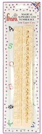 Fmm Sugarcraft Ltd Uppercase Magical Alphabet Fondant Icing Cutter Set