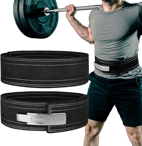 Hawk Sports Spakbälte 10 mm kraftlyftningsbälte för män och kvinnor spänne stark kraft tyngdlyftning tyngdlyftningsbälten (svart, S (66 cm – 81 cm)