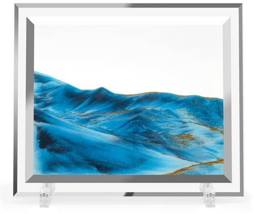 Coitak Wandbild, Sandbild, dynamische Sandbild, für Zuhause und Büro, 17,8 x 22,9 cm 12x10inch