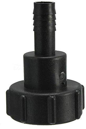1000 l IBC 60 mm auf 20 mm Wassertank Gartenschlauch Adapter Gewinde Ventilverbinder 2 Zoll auf 3/4 Zoll