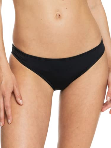 Roxy Women’s Beach Classics Moderate Bikini Bottoms, Anthracite 22, M