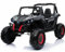 FINOOS Elektroauto für Kinder UTV-MX Buggy 24V, kinderauto 2 Sitzer, kinderelektro Auto mit 2,4 Ghz Fernbedienung, 4x4 Allrad angetrieben, Batterie: 2x12V, 2-7 Jahre (Schwarz)