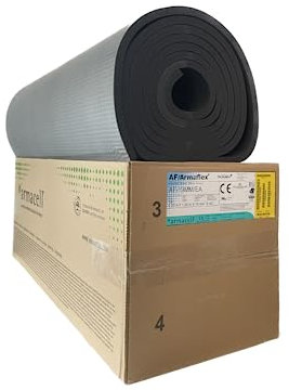 Armacell Armaflex AF 19EA Plaque isolante, autocollante, en caoutchouc, natte d’isolation pour voiture, volets roulants, aménagement de camping-car, 19 mm x 50 x 100 cm