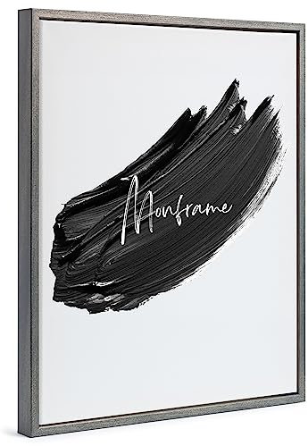 Monframe Schattenfugenrahmen - 60x80 cm - Stahl - für Leinwandbilder auf Keilrahmen - Leerrahmen ohne Glas und Rückwand