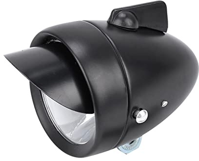 JTLB LED Super Light Retro Front Headlight Vintage Light with Visor