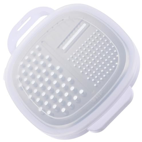 PRETYZOOM 1pezzi Affettatrice e Grattugia Acciaio Inossidabile Multifunzionale Utensile Da Cucina Portatile Per Verdure e Frutta Colore Random Facile Da Usare e Pulire