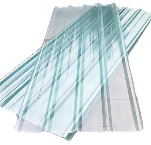 Klare Wellblech Dachplatten,Glasfaser-Tageslichtplatten,2mm Gewellte Dachpaneele,Dachblech für Den Austausch von Lagerschuppen Garagen Vordächern Gewächshäusern (0.9x1.1m/35x43in,12 PCS)