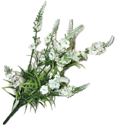 HOOTNEE 10st Wohnkultur Dekoration Seidenblumen Nye Tischdekoration Esszimmerdekoration Für Den Tisch Dekorationen Für Hochzeitszeremonien Miniaturtür Heim Pflanze Künstlich Weiß