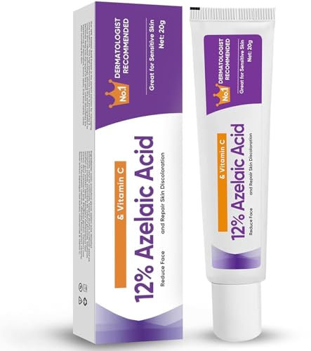 Azelaic Acid Serum, Azelainsäure 12 Gesichtsserum, Gegen Rötungen, Anti Pickel Und Knötchen, Unreine Haut Gesicht, Für Sensible Haut, Hellt Pickelmale Auf Aufgehellte Pickelmale (1)
