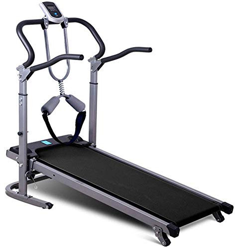 HCZKIUJY Folding Treadmills Treadmills, Foldable Mechanical Treadmill, Ultra-Quiet Small Walkinghine for Home Fitness Equipment, Handrail Lifting