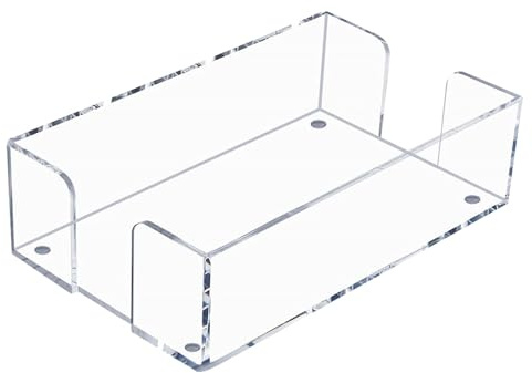 Organizer trasparente per tovaglioli, elegante soluzione per riporre i tovaglioli, funzionale dispenser per tovaglioli | Scatola moderna per tovaglioli piatti da caffè, dispenser trasparente per un