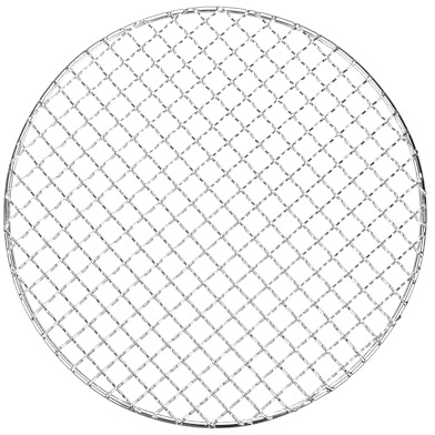 M METERXITY Cooling Rack, 10 Round Stainless Steel Baking Rack for BBQ/Cooking/Roasting/Grilling/Steaming/Drying, Wire Cooling Rack for Baking [Silver]
