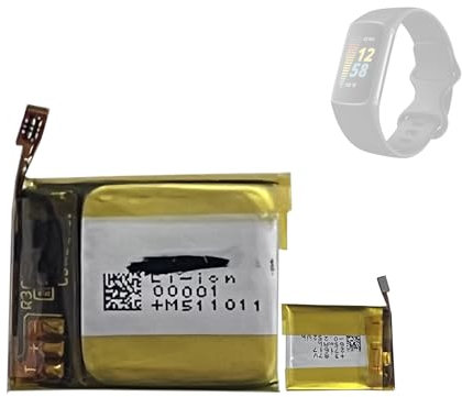 HIGHAKKU Replacement Battery LSS271617 Compatible with Fit-bit Charge 5 Smartwatch Watch Fitness Bracelet